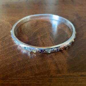 Brighton bangle multi-color stone bracelet